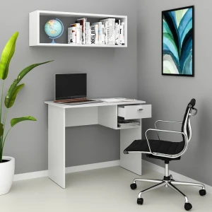 Schreibtisch Colin Weiß 90 x 50 cm livinity®