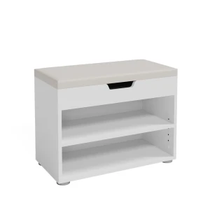 Skobænk Rolfe Hvid 60 x 45 cm Vicco