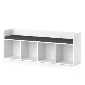 Kindersitzbank Luigi Weiß 142.4 x 53.4 cm Ohne Faltboxen Vicco