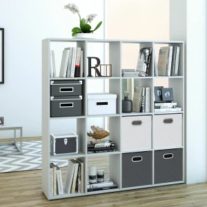 Raumteiler Karree Weiß 138.5 x 142.5 cm livinity®