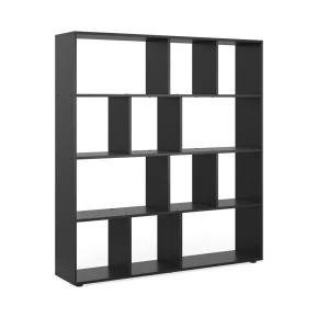 Room Divider Pilar Czarny 131.6 x 143 cm Vicco