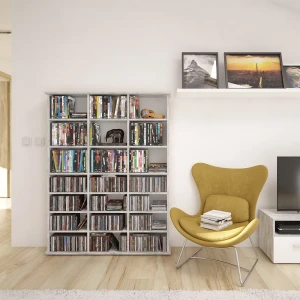 Cd-Regal Jukebox Beton 105.4 x 136 cm livinity®