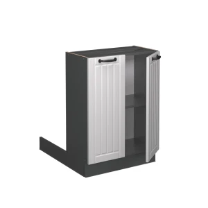 Kücheninsel Fame-Line Weiß Landhaus 60 cm ohne Arbeitsplatte livinity®
