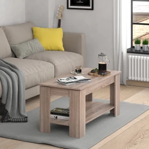 Couchtisch Lorenz Sonoma 100 x 50 cm mit Liftfunktion livinity®