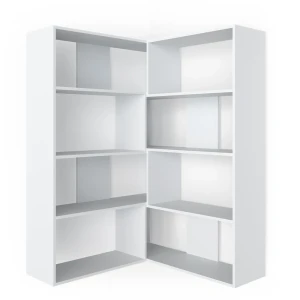Hjørnereol Laine Hvid 170 x 142.4 cm Vicco