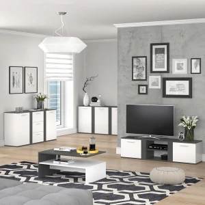 Lowboard Novelli Anthrazit 155 x 41 cm livinity®