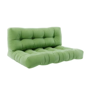 Palletkussen set Flocken Groen 120 x 80 cm 2 delen Vicco