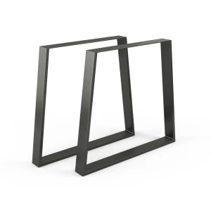 Pöydän jalat  Musta 80x72 cm Puolisuunnikkaan muotoinen Vicco