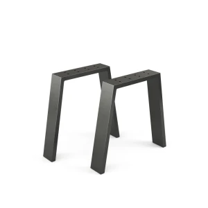 Pés de mesa  Preto 45x42 cm Em forma de U Vicco