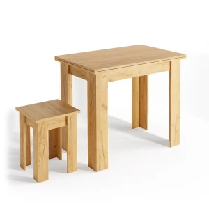Spisebord med stol Roman Gold power oak 60 x 90 cm Vicco