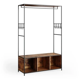 Tøjskab Fyrk Rustikt egetræ 119.5 x 189 cm Vicco