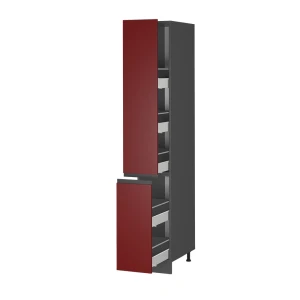 Apothekerschrank R-Line Rot 30 cm J-Shape livinity®