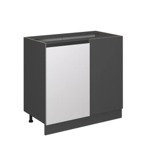 Hjørneskab R-Line Hvid 86 cm J-form, uden bordplade Vicco
