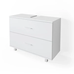 Meuble sous vasque simple Ilias Blanc 80x60.8cm Vicco