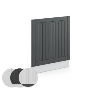 Frontblende Fame-Line Anthrazit Landhaus 60 cm ohne Arbeitsplatte livinity®