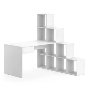 Hjørneskrivebord Sarah Hvid 139 x 142.4 cm Vicco