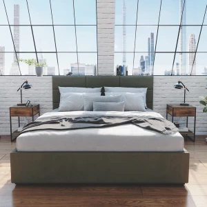 Nachttisch Fyrk Antikholz 2er Set livinity®