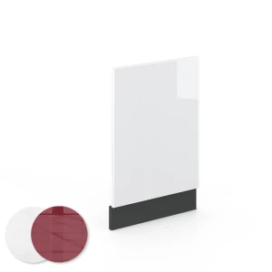 Frontblende Fame-Line Weiß Hochglanz 45 cm ohne Arbeitsplatte livinity®