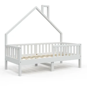 Lit cabane Noemi Blanc 80x160 cm Vitalispa