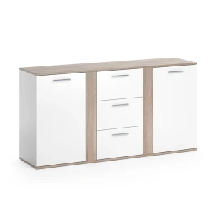 Sidebord Novelli Sonoma 40 x 80 cm med skuffer Vicco