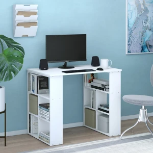 Schreibtisch Arwen Weiß 90 x 60 cm livinity®