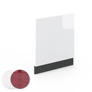 Frontblende Fame-Line Weiß Hochglanz 60 cm ohne Arbeitsplatte livinity®
