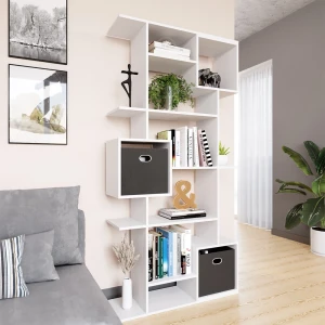 Raumteiler Cube Weiß 92 x 187.7 cm livinity®