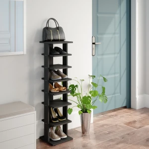 Schuhschrank Sara Anthrazit 26.7 x 110 cm livinity®