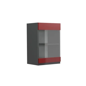 Køkkenskab med glas R-Line Rød 40 cm J-form Vicco