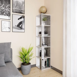 Eckregal Lio Beton 33.3 x 162.2 cm livinity®