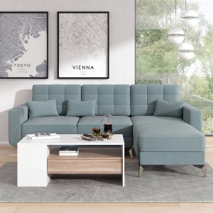 Couchtisch Fabien Weiß 110 x 60 cm livinity®