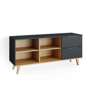 Lavt skab Nautica Antracit 134 x 61 cm Vicco