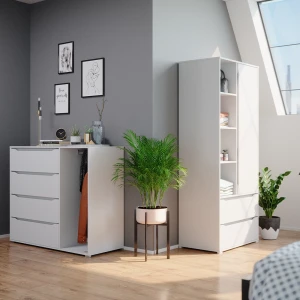 Kommode Ruben Weiß 48 x 101.9 cm livinity®