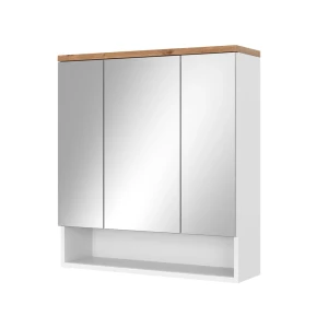 Kylpyhuoneen peilikaappi Eden Valkoinen 70x77.5 cm 3 ovella Vicco