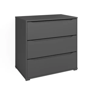 Skænk Ruben Antracit 48 x 77.6 cm med 3 skuffer Vicco