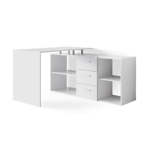 Hjørneskrivebord Dante Hvid 215 x 60 cm Vicco