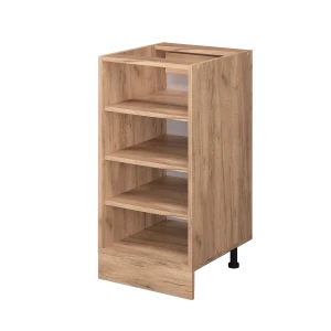 Küchenregal R-Line Goldkraft Eiche 40 cm ohne Arbeitsplatte livinity®