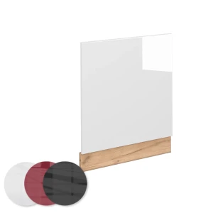 Frontblende Fame-Line Weiß Hochglanz 60 cm ohne Arbeitsplatte livinity®