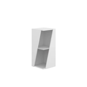 Midt skab Benno Hvid 31.6 x 70.5 cm med åbne hylder Vicco