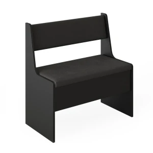 Spisestue-hjørnebænk Roman Sort 41.5 x 76.6 cm Vicco