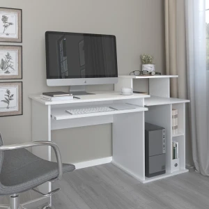 Schreibtisch Jan Weiß 130 x 55 cm livinity®