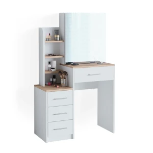 Makeupbord Conrada Hvid/Sonoma 80 cm Vicco