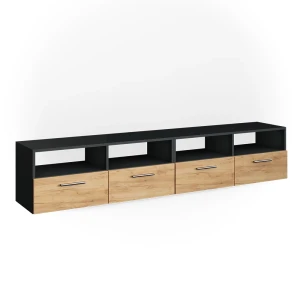 Lavt skab Diego Antracit 190 x 38 cm Vicco