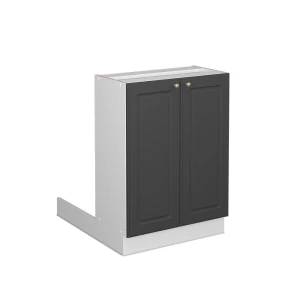 Køkkenø Fame-Line Anthrazit-Gold Landhaus 60 cm uden bordplade Vicco