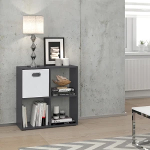 Raumteiler Tetra Grau 72.6 x 72 cm livinity®