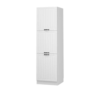 Komfurindbygningsskab Fame-Line Hvid landhus 60 cm Vicco