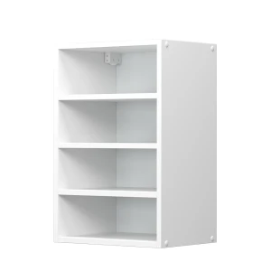 Hängeschrank R-Line Weiß 40 cm mit offenen Regalen livinity®