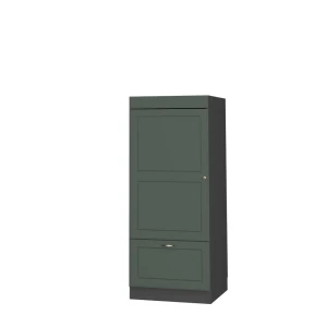Skrinka do mikrovlnky Fame-Line Zelený a zlatý vidiecky dom 60 cm Vicco