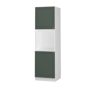Herdumbauschrank Fame-Line Grün-Gold Landhaus 60 cm offen Vicco
