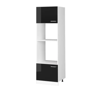 Mikrobølgeovnsskab R-Line Sort højglans 60 cm Vicco